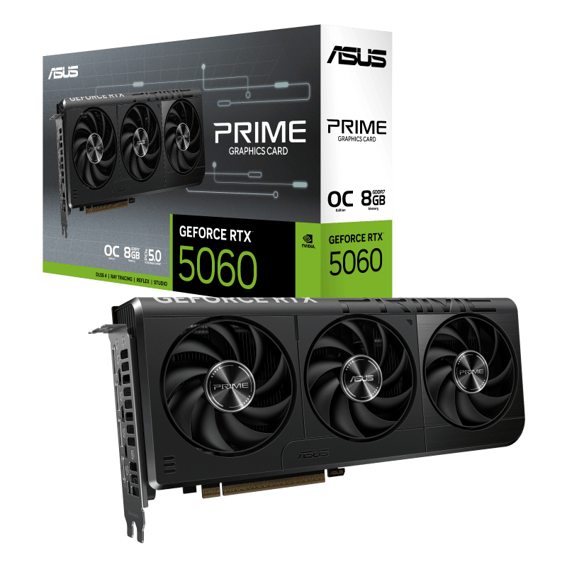 کارت گرافیک ASUS PRIME RTX 5060 8GB GDDR7 OC